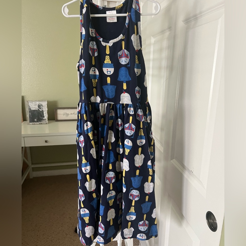 Hanna Andersson Star Wars Blue Sleeveless Dress